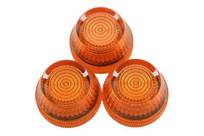 Allen Bradley 800T-N26A Amber Pilot Light Caps Qty 3 NOS