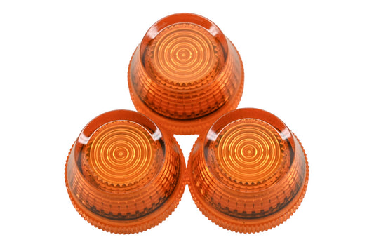 Allen Bradley 800T-N26A Amber Pilot Light Caps Qty 3 NOS