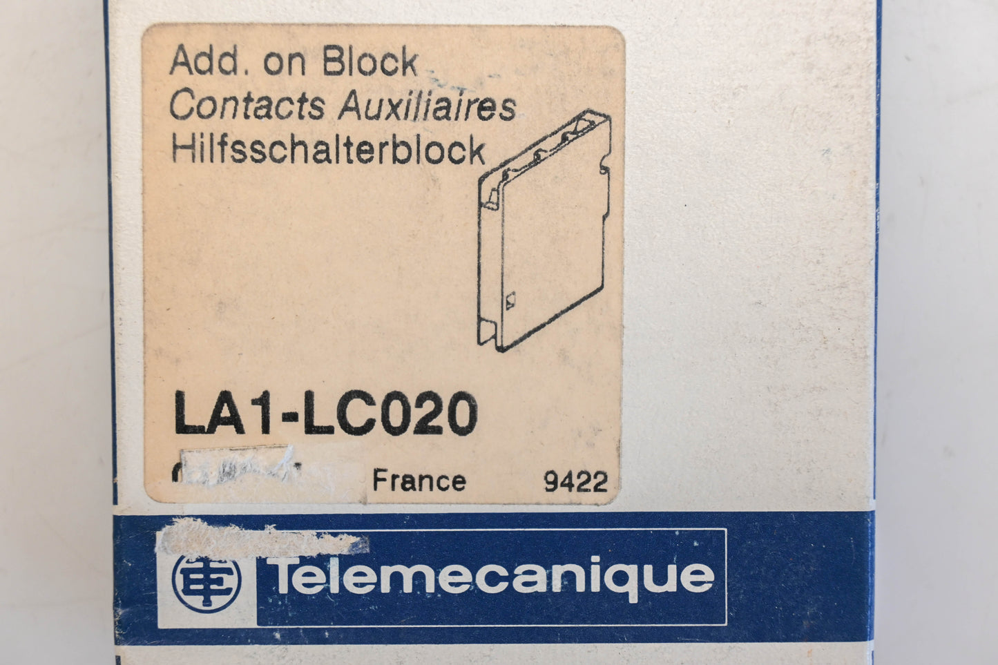 Telemecanique LA1-LC020 Auxiliary Contact Block Assembly NOS