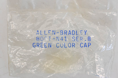 Allen Bradley 800T-N41 Green Push Button Caps Qty 2 NOS