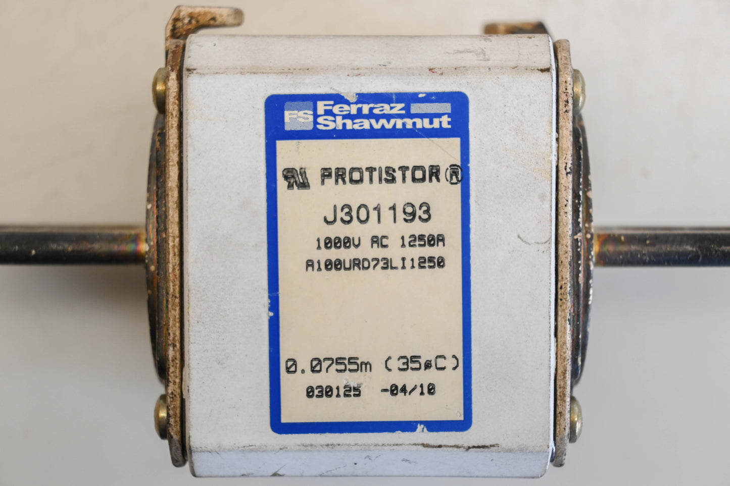 Ferraz Shawmut J301193 Protistor Semiconductor Fuse 1000V-1250A NOS