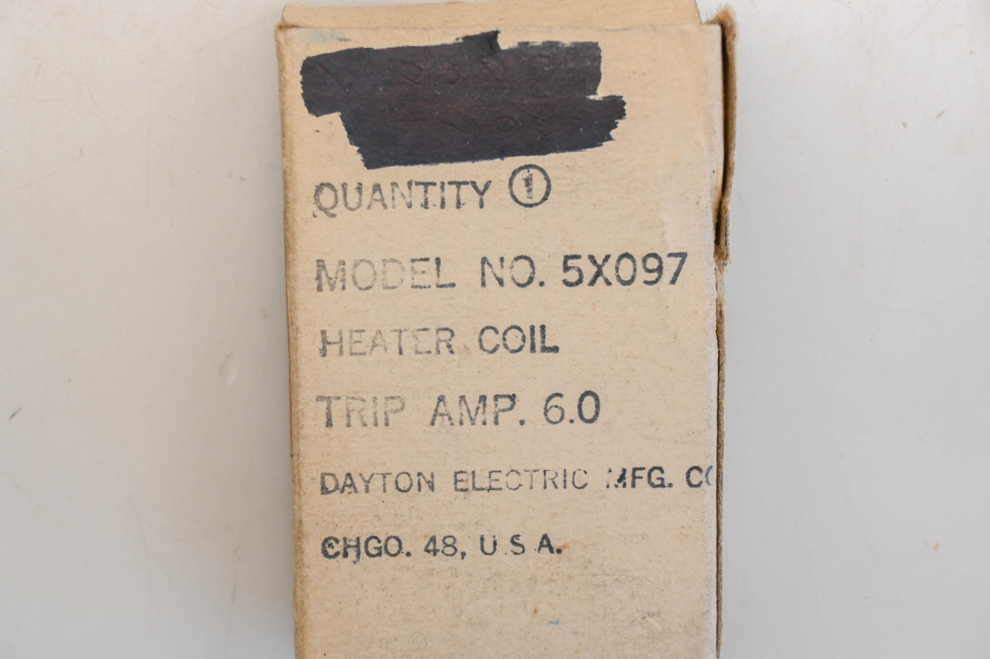 Dayton Electric 5X097 Heater Coil NOS