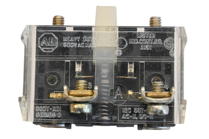 Allen Bradley 800T-XD1 600V Heavy Duty Contact Block NOS