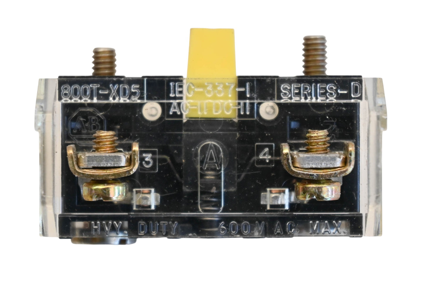 Allen Bradley 800T-XD5 600V Heavy Duty Contact Block NOS