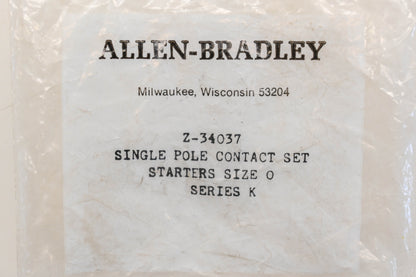 Allen Bradley Z-34037 Contact Kit NOS