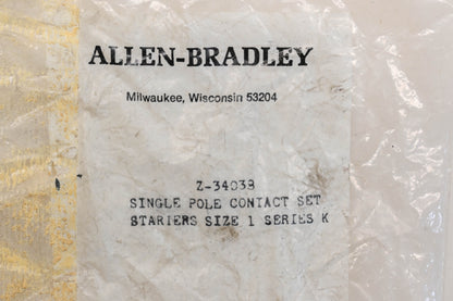 Allen Bradley Z-34038 Contact Kit NOS