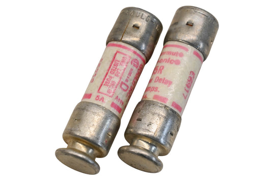 Gould TR5R 5A-200V Fuses Qty 2 NOS