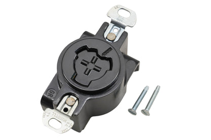 Hubbell 23000G Grounded Locking Receptacle Kit NOS