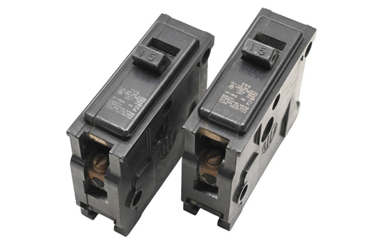 ITE QP1-B015 15A-120/240V Circuit Breakers Qty 2