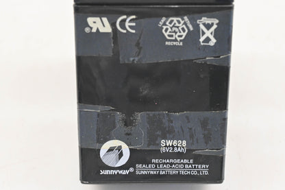 Sunnyway SW628 6V-2.8Ah Lead-Acid Battery Assembly