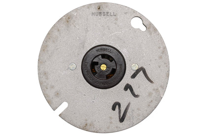 Hubbell HBL4761, 4761 15A-277V 4" Flange Receptacle NOS