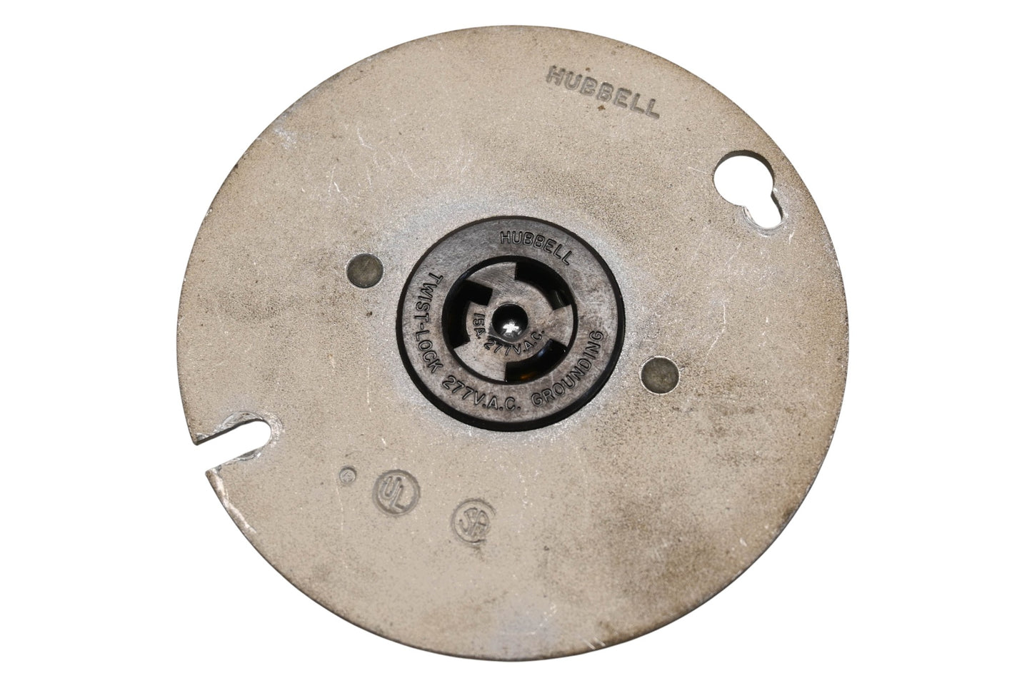Hubbell HBL4761, 4761 15A-277V 4" Flange Receptacle