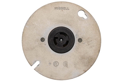 Hubbell HBL4761, 4761 15A-277V 4" Flange Receptacle