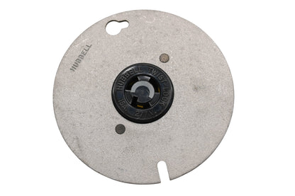 Hubbell HBL4761, 4761 15A-277V 4" Flange Receptacle NOS