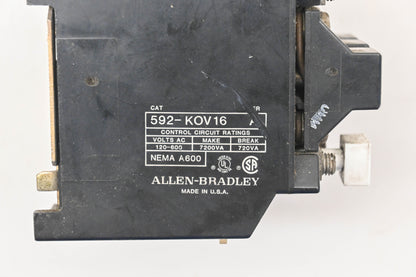 Allen Bradley 592-KOV16 Overload Relay