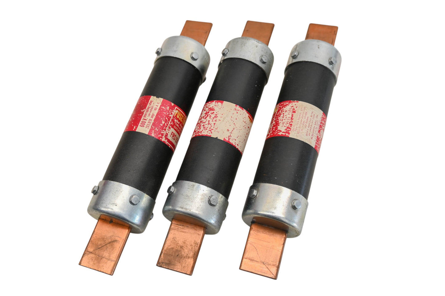 Bussmann FRS150 150A-600V Fusetron Duel Element Time Delay Fuse Qty 3