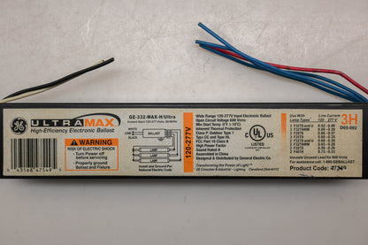 GE GE-332-MAX-H/ULTRA 120/227V-50/60Hz Electronic Ballast