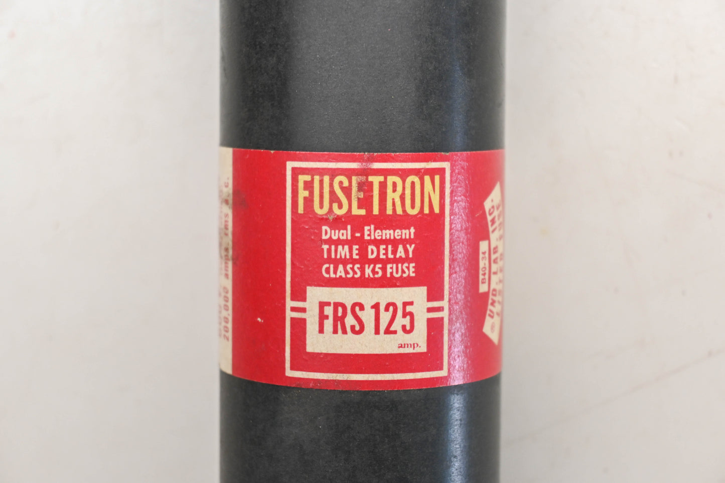 Bussmann FRS125 125A-600V Fusetron Duel Element Time Delay Fuse Qty 3