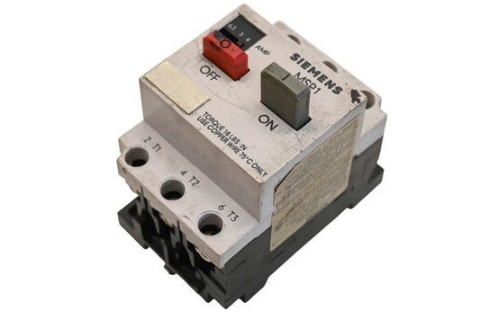 Siemens MSP10L, 3VE10 Manual Motor Starter
