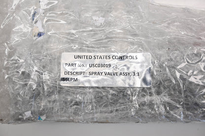 U.S. Controls USC03019 50mm Spray Valve Assembly NOS