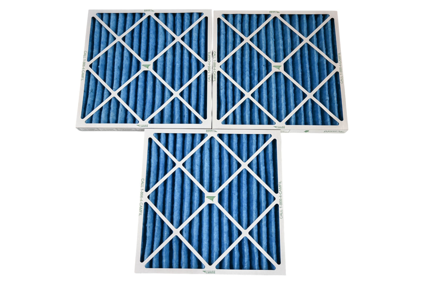 Camfil 116300002 20" x 20" x 2" Air Filters Qty 3 NOS