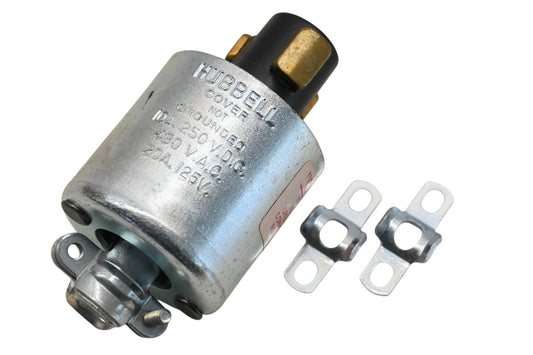 Hubbell 23005A, 23005, 23006 Grounded Locking Receptacle Kit NOS