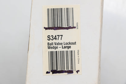 Master Lock S3477 Ball Valve Lockout NOS