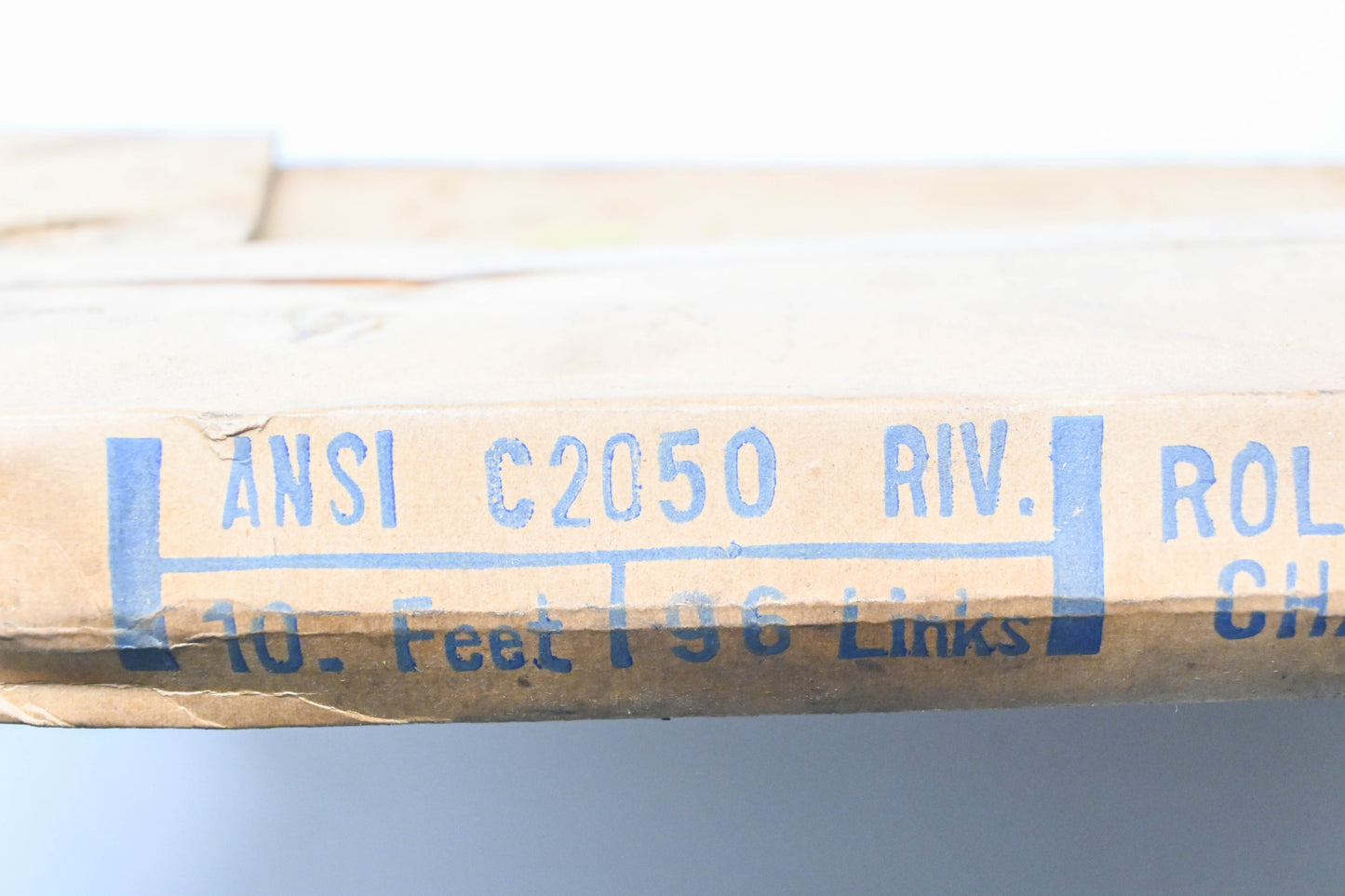 Aftermarket C2050 10' Conveyor Roller Chain & Connecting Link NOS
