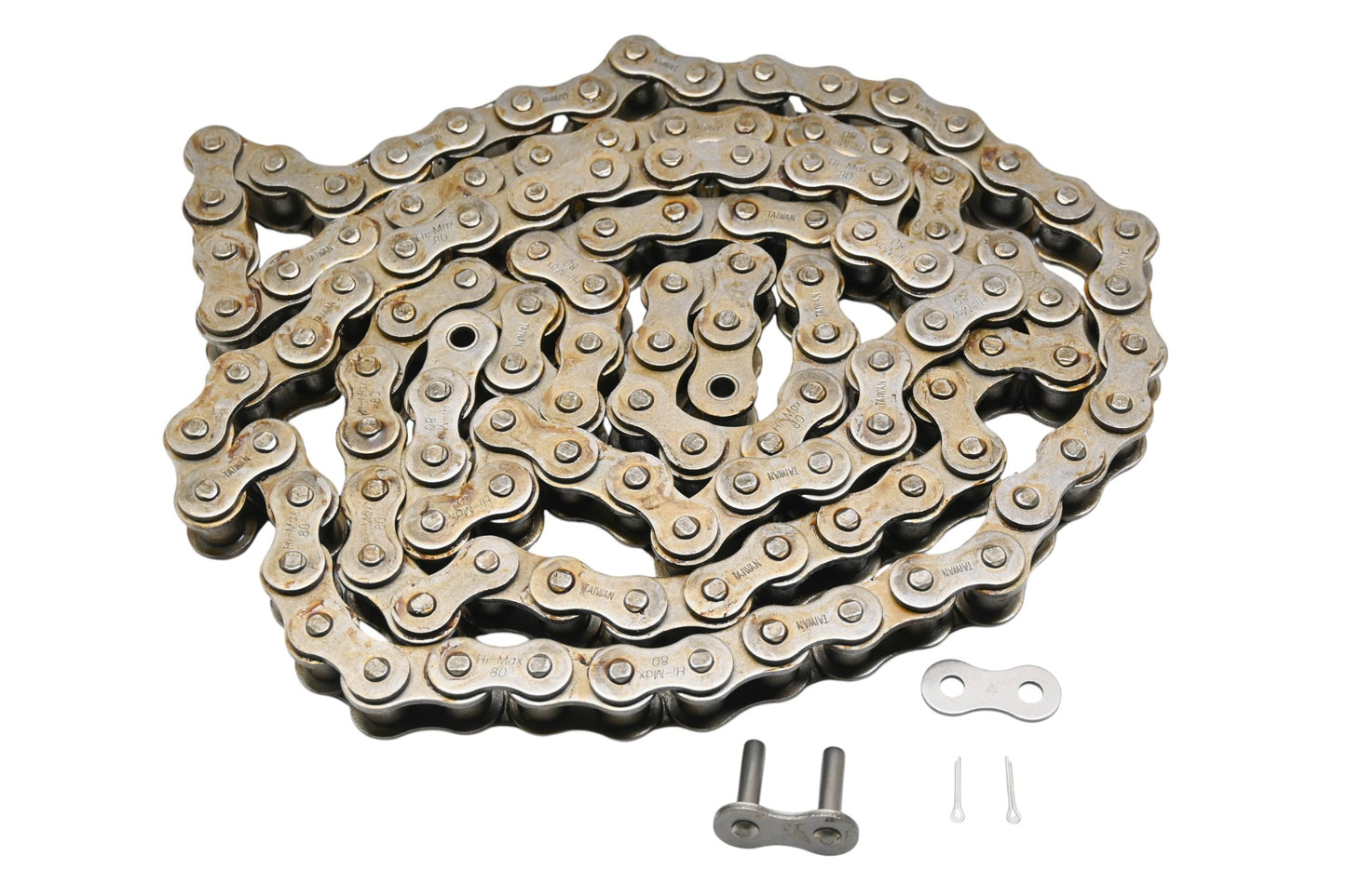 Hitachi Maxco 821002033571 #80 Riveted Roller Chain & Master Link NOS