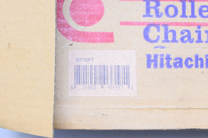 Hitachi Maxco 821002033571 #80 Riveted Roller Chain & Master Link NOS