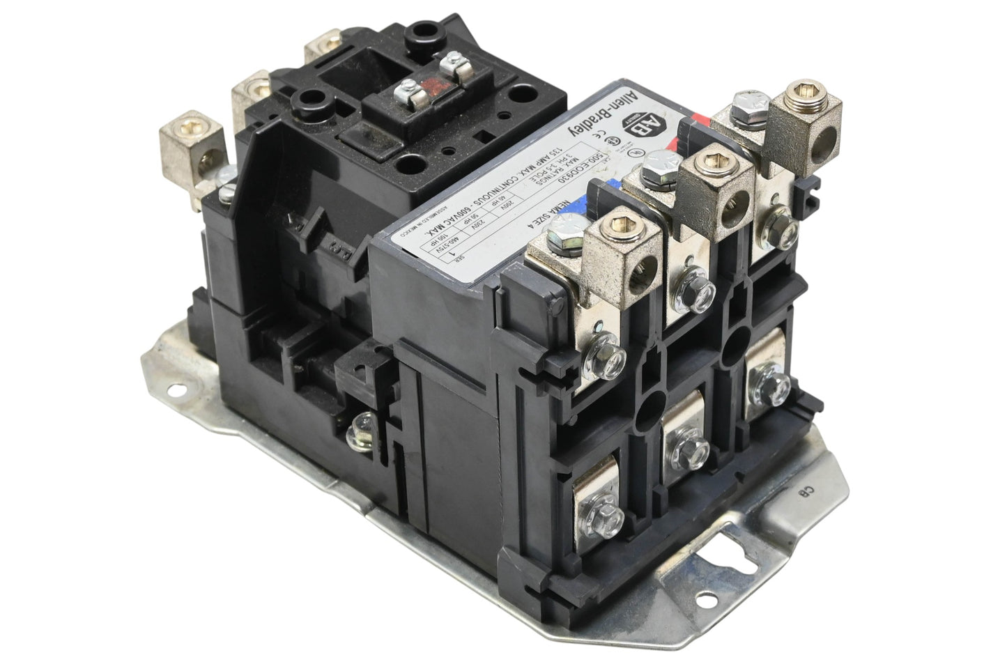 Allen-Bradley 500F-EOD930 NEMA Size 4 600V 135A AC Contactor