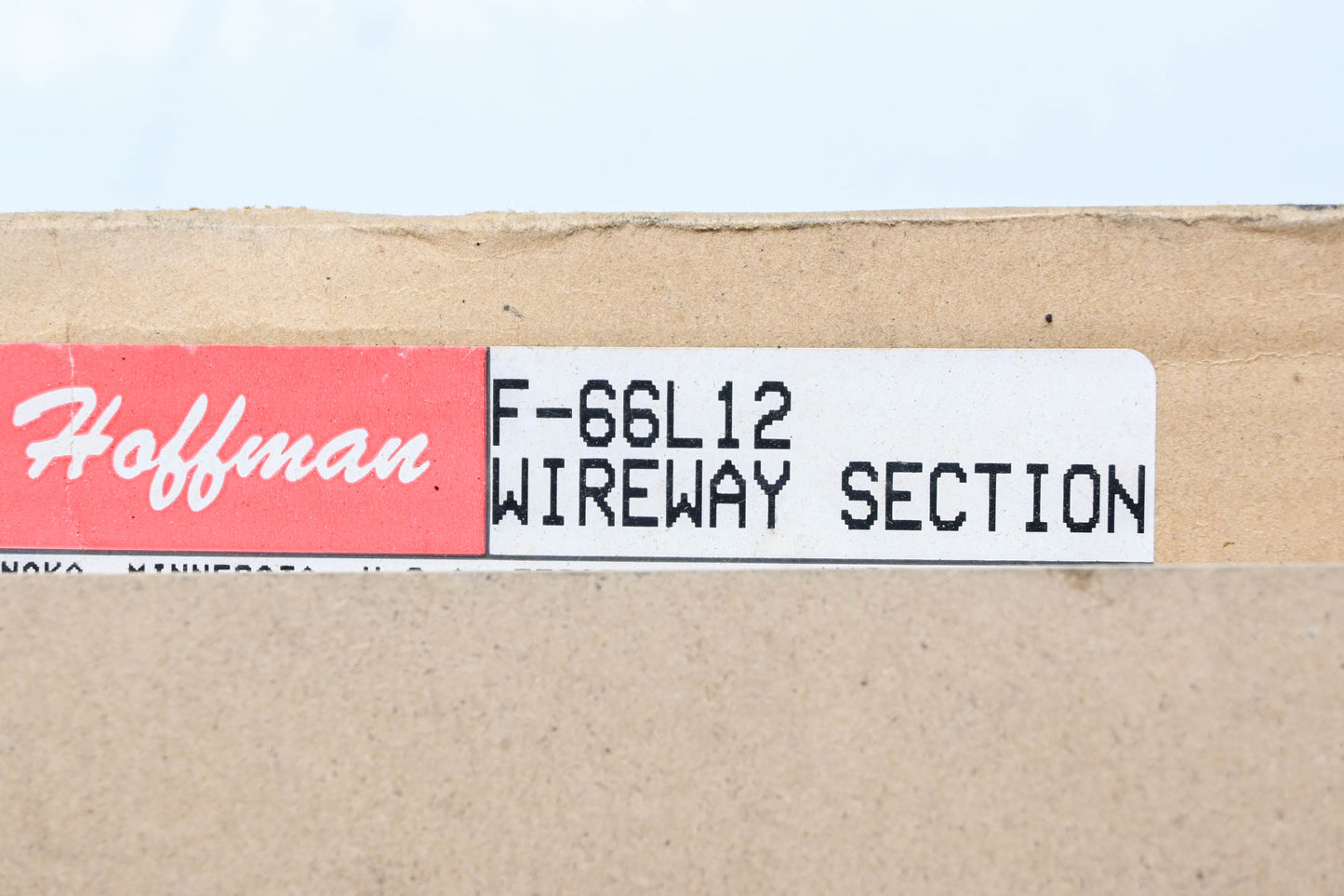 Hoffman F-66L12, F66L12 12" x 6" x 6" Straight Wireway Section NOS