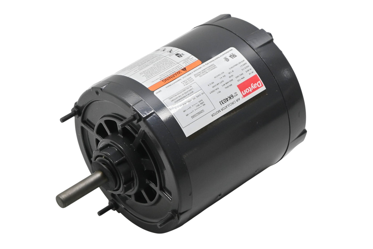 Dayton 6K403J 115V 1/4 HP Air Circulator Electric Motor NOS