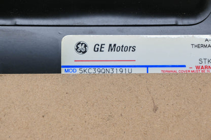 General Electric 5KC39QN3191U 1/2HP 115V/230V 3450RPM Electric Motor