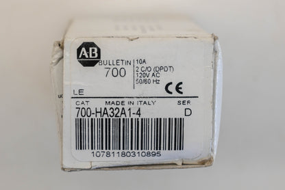 Allen Bradley 700-HA32A1-4 10A-120V Relay NOS
