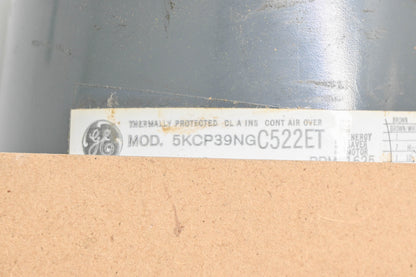 General Electric 5KCP39NG 1/2HP - 1/3HP 460V 1625RPM Electric Motor