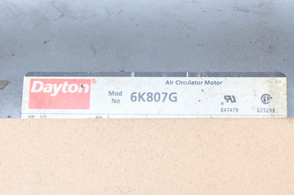 Dayton 6K807G 1/3HP 115V 1725RPM Electric Motor