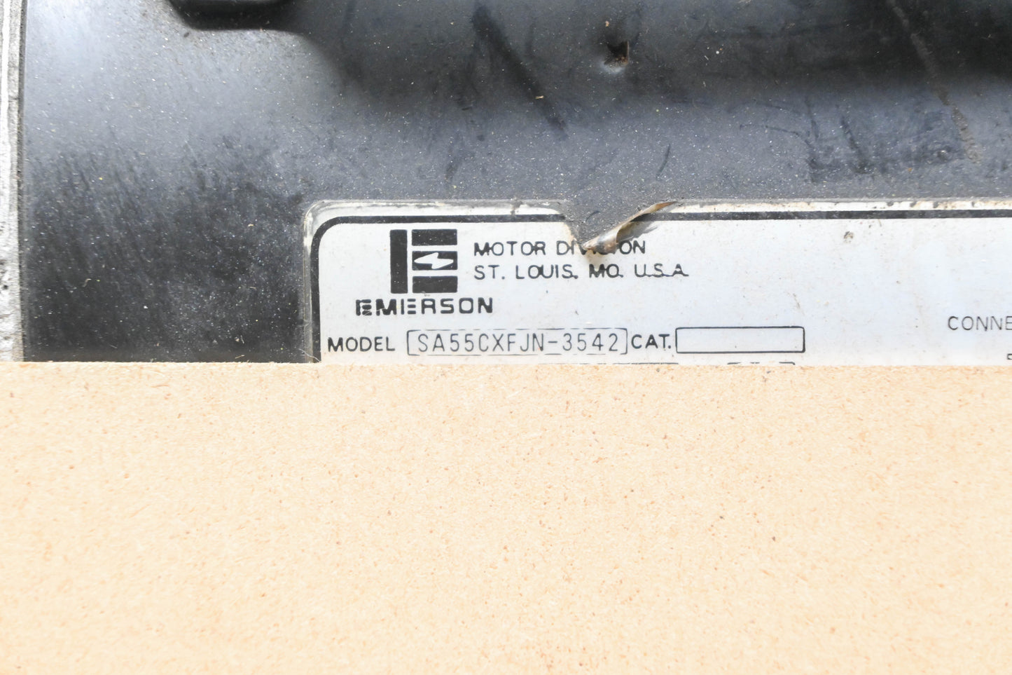 Emerson SA55CXFJN-3542 1/4HP 115V 1725RPM Electric Motor