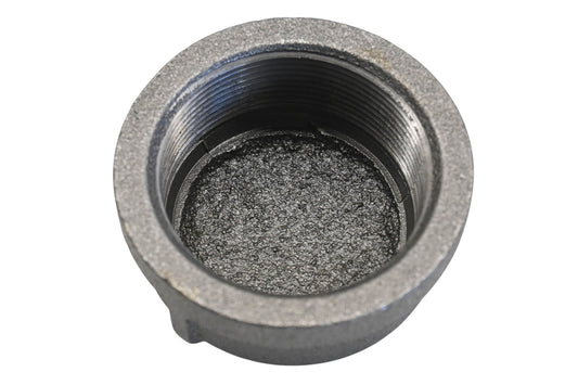 Aftermarket 5P539B 2" Black Iron Pipe Cap NOS