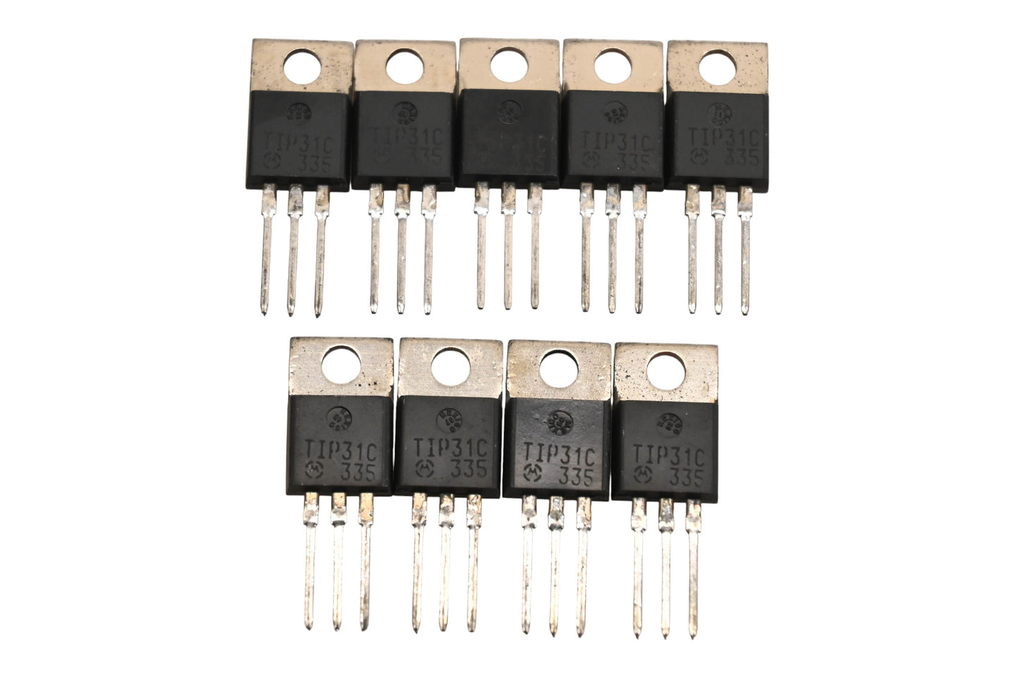 Motorola TIP31C 3A 100V Transistors Qty 9 NOS