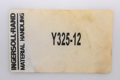 Ingersoll-Rand Y325-12 O-Rings Qty 2 NOS