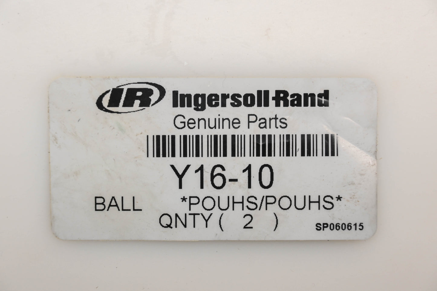 Ingersoll-Rand Y16-10 5/16" Steel Balls Qty 2 NOS