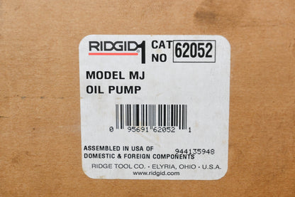 Ridgid 62052 Oil Pump Kit NOS