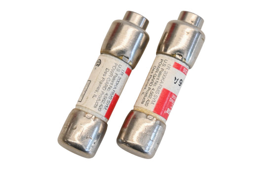 Littelfuse KLDR 6, KLDR-6 6A-600V Fuses Qty 2 NOS