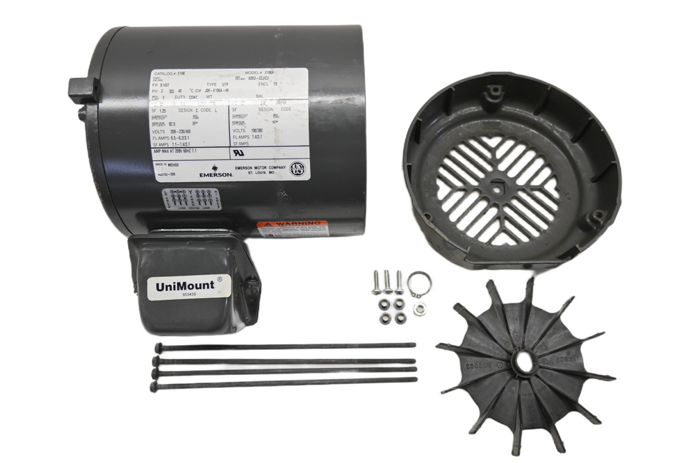 Emerson J06-E190A-M 2HP 1725RPM Electric Motor Kit