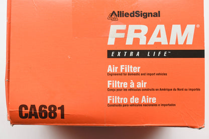 Fram CA681 Air Filter NOS