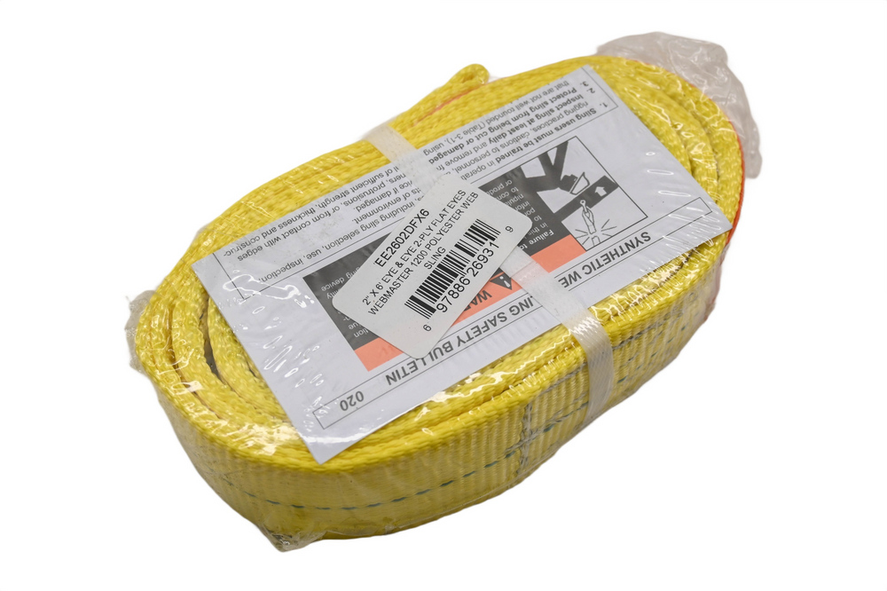 Lift-All EE2602DFX6 6' x 2" Eye & Eye Web Sling NOS
