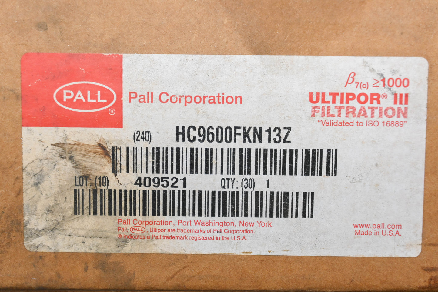 Pall HC9600FKN13Z Hydraulic Filter Element NOS
