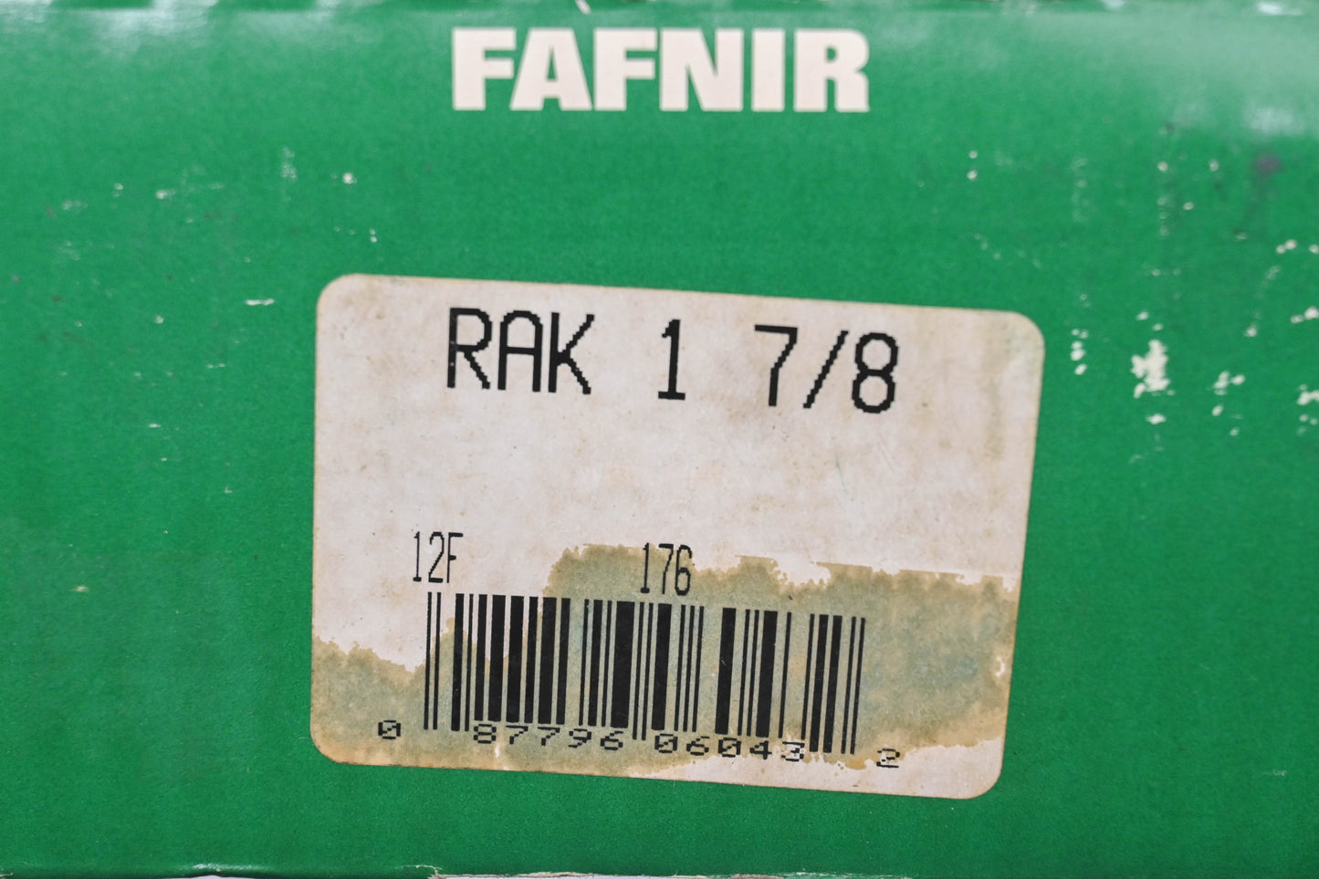 Fafnir RAK1-7/8 Pillow Block Bearing NOS
