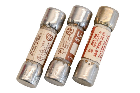 Bussmann KTK 1/4, KTK-1/4 Limitron 0.25A-600V Fuses Qty 3 NOS